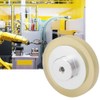 2PCS Industrial Encoder Meter Measuring Roller Rubber Wheel Wear-Resistant Polyurethane