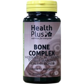 Health Plus Bone Complex : Bone Health Supplement - 60 Capsules, in a Planet-Friendly 99% Recycled Pot