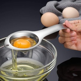 Egg Separator Egg White Separator 6.69 * 2.75 * 1.18 inches Stainless Steel Kitchen Cooking Gadget