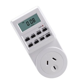 Poemtian Digital Timer Switch Automation Power Socket Electric Countdown Timer Power Switch Socket Timer Switch Energy Saving Multifunctional LCD Display Programmable Timer Switch Socket Timer Outlet