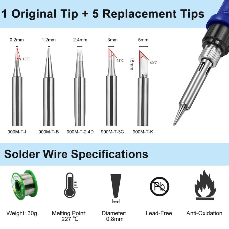 Preciva 992D+ 2-in-1 Soldering & Hot Air Rework Station with