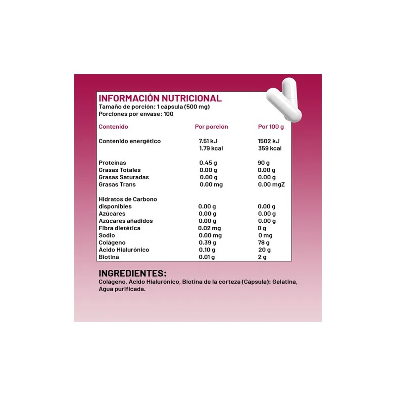 Aurevix Biotina 100 Capsulas