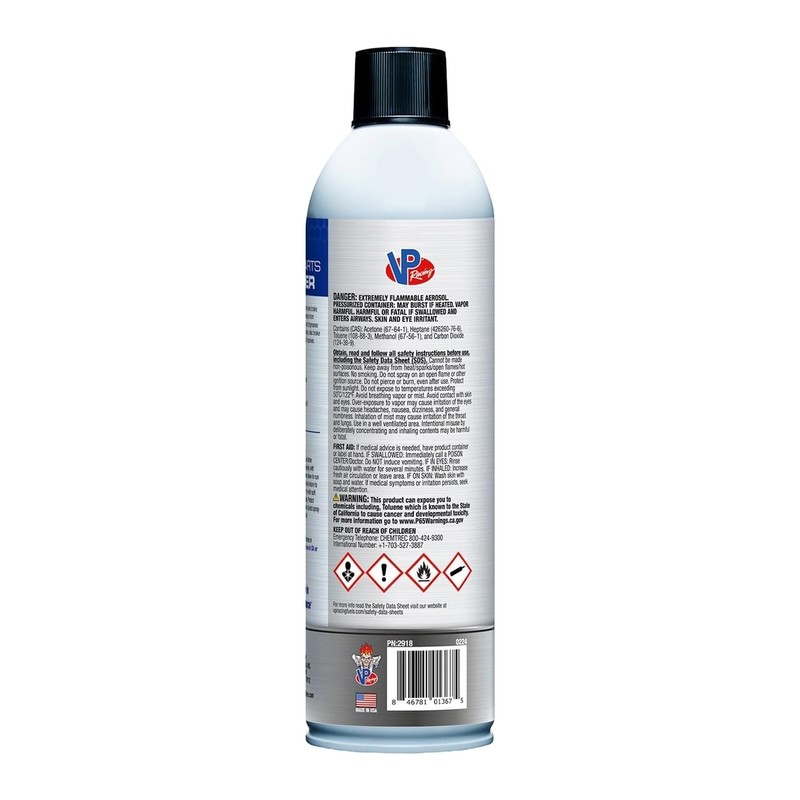 VP Racing Fuels 2918 Brake Parts Cleaner 14oz (1 Pack)