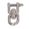 Double Jaw Shackle Professional Heavy Duty 304 Stainless Steel Rolling