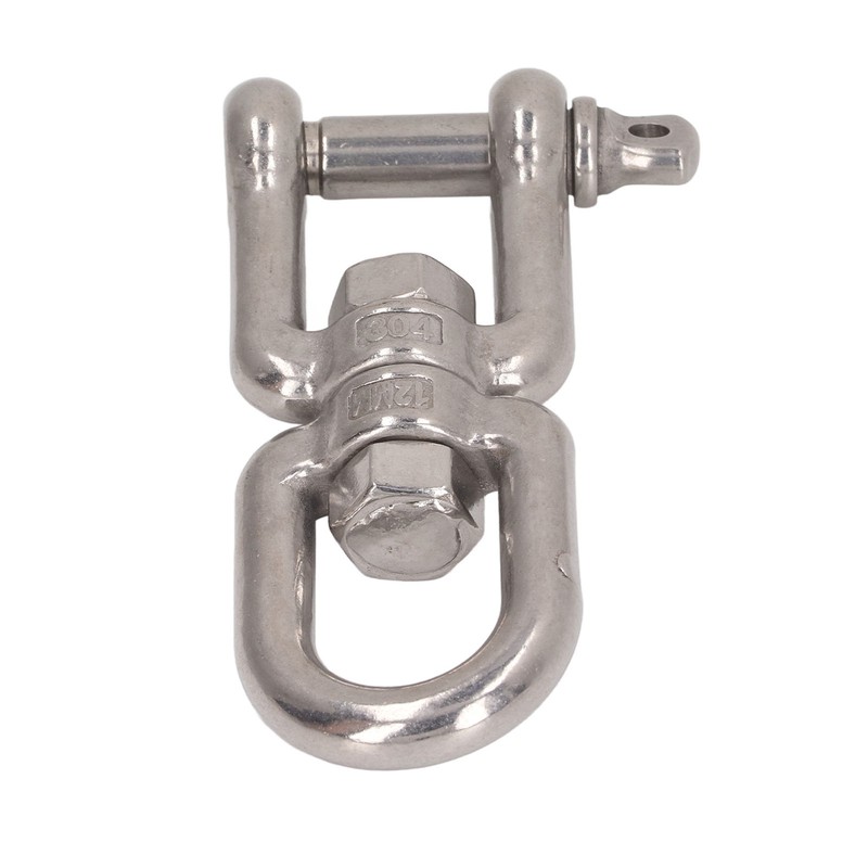 Double Jaw Shackle Professional Heavy Duty 304 Stainless Steel Rolling