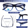 AQWANO Reading Glasses Computer Blue Light Blocking for Women/Men, Fashion