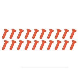 Emergency Auto Escape - Window Hammer & Seat Belt Cutter Tool - Free Yourself & Loved Ones from A Burning Or Sinking Car (Orange Premium, 20)