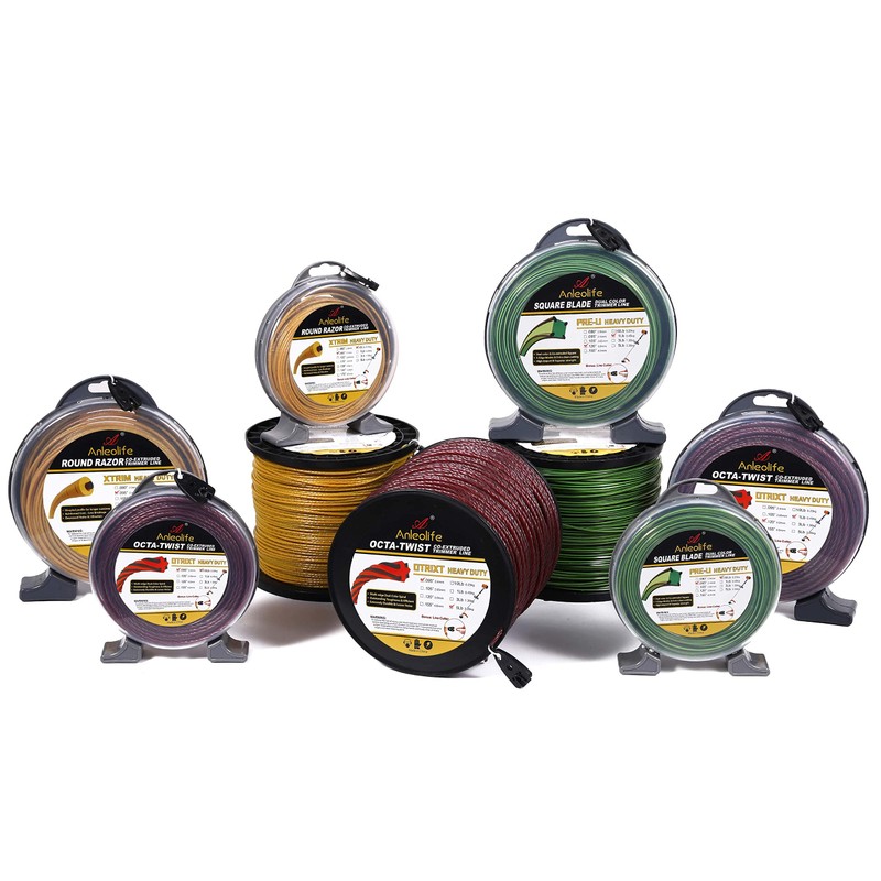 A ANLEOLIFE 3-Pound Heavy Duty Octa-Twist .155-Inch-by-379-ft Trimmer Line Spool,OTRIXT