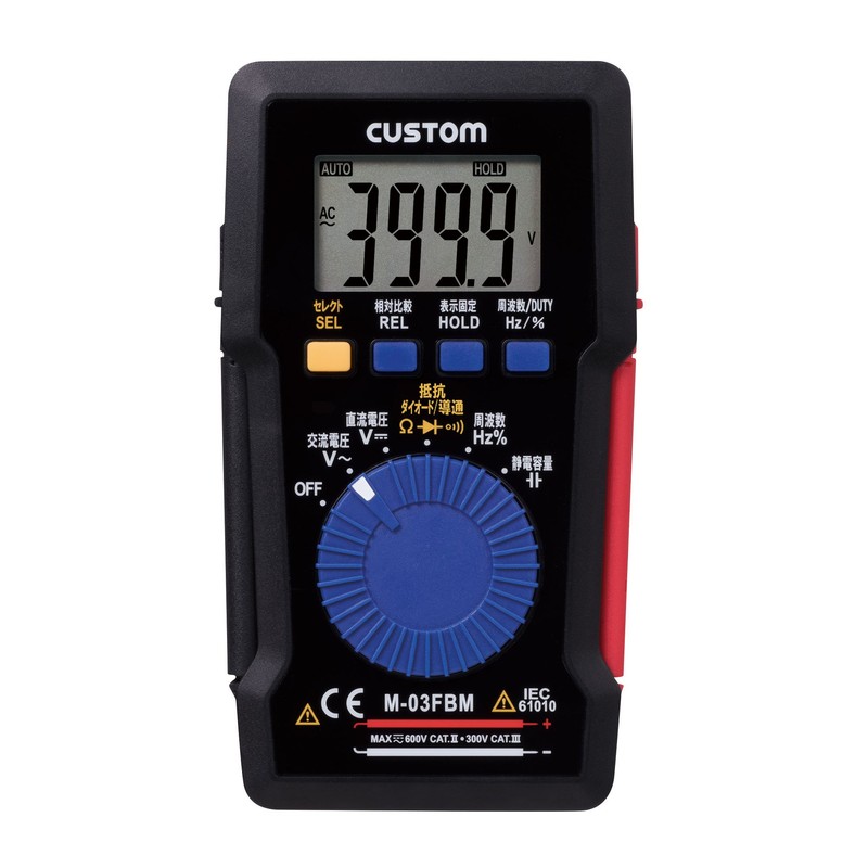 CUSTOM M-03FBM Digital Multimeter with Magnetic Back