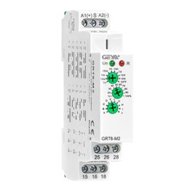 Multifunction Time Relay 2 Outputs 10A Adjustable Smart Relay 24V Electronic Timer in Din Rail,0.1s-10 Days Wide Range Delay On Off Factory Automation Universal Voltage GRT6 M2 AC DC 240V