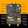 KOOPOOL Tool Set, Tool Box Kit for Mechanic and Car,