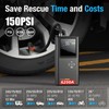 CS02 6250A Peak Jump Starter with Air Compressor, 12000mAh Battery