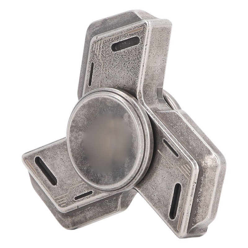 Metal ADHD Fingertip Rotating Toy Anxiety Stress Relief Stainless Steel