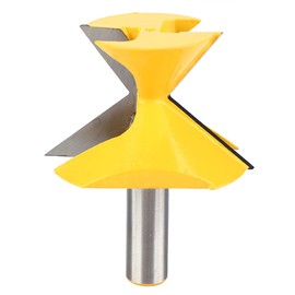 1/2" Shank 52 Degree X 38 Degree Crown Molding Miter Router Bit Woodworking Cutting Tool