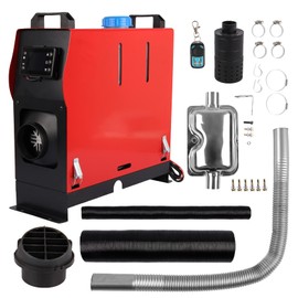 12V 8000W Diesel Air Heater All in One Parking Heater Diesel Heater, w Remote Control/LCD Monitor for Trucks, Boats, Buses, Motorhome