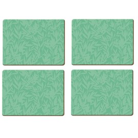 Creative Tops OTT Cork Placemat Set/Table Mats with 'Pandicorn' Design, Green, 29 x 21.5 cm, Set of 4