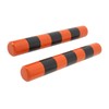 1 Pair Rhythm Sticks Wooden Case Iron Beads Sand Stick