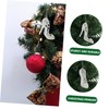Ciieeo 6Pcs Cute Mini High Heel Xmas Ornaments Lightweight Decorative