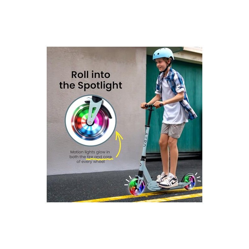AERO MOBILITY Kick Scooter for Kids 6+, Teens & Adults