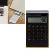 Slim Solar Power Calculator, Tilt LCD Display, Dual Power, 10