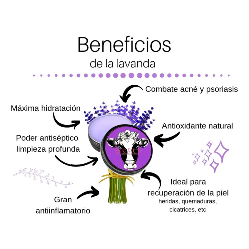 Crema Facial Nutriente Antiacne Beef Tallow Lavanda