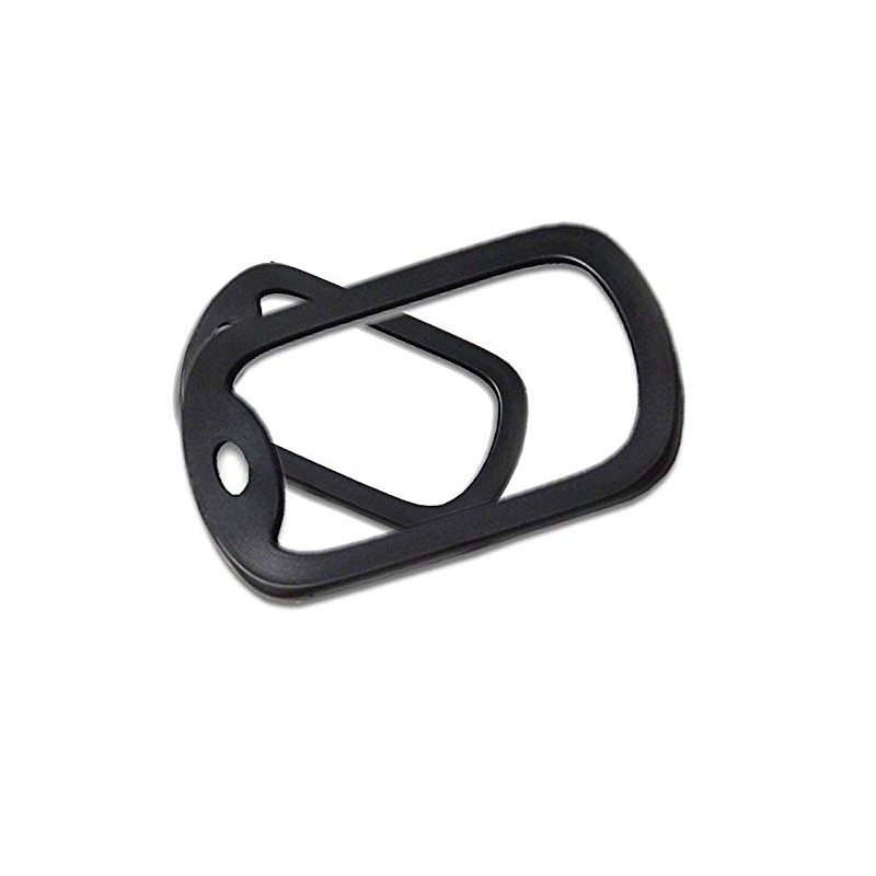 CMJ™ 2 x British US Army Military Style Black Rubber