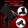 2 PCS Adjustable Microphone Holder Clip Mic Clip for Stand