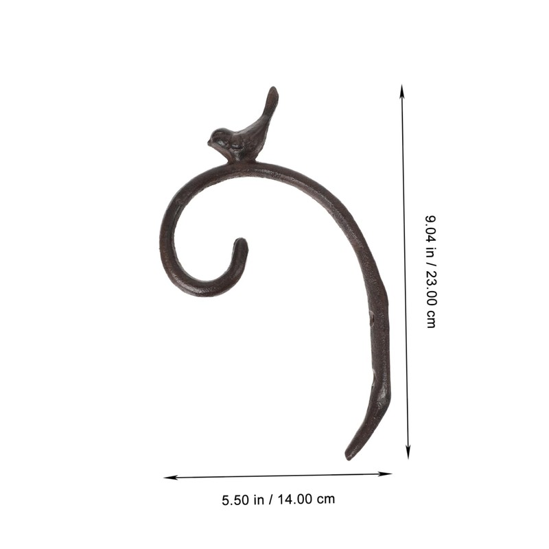 Totority 1Pc Decorative Model Hanging Hook for Garden Flowerpot Storage