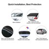 X AUTOHAUX Magnetic Strap Car Rear Windshield Cover Sunshade Protection