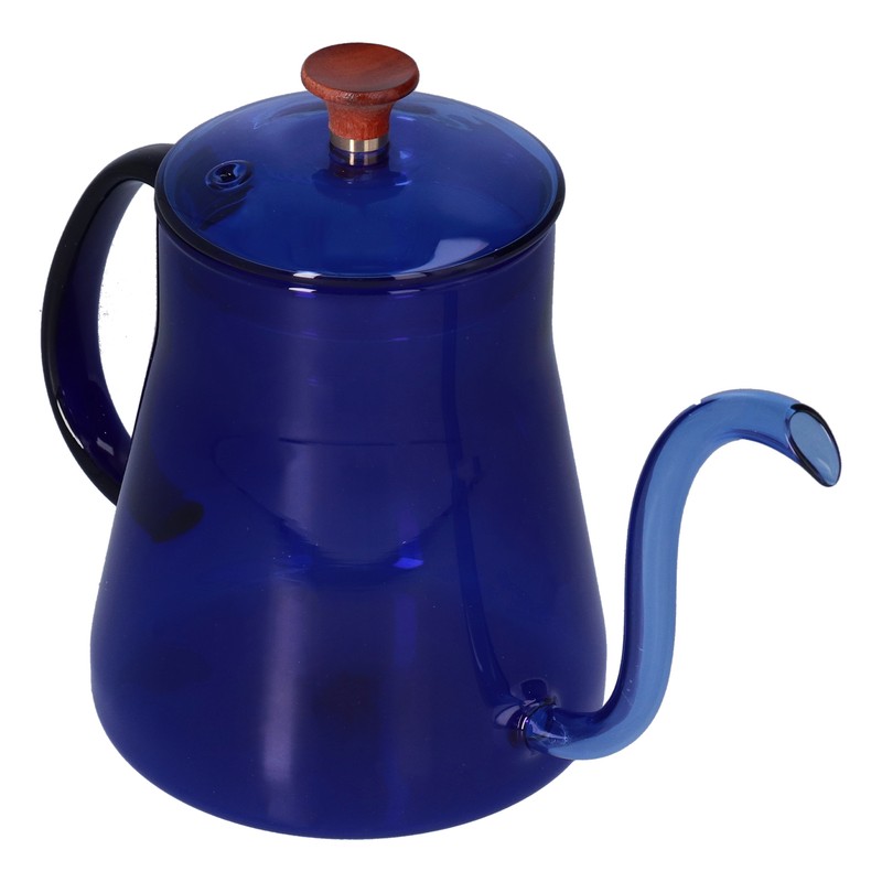 Coffee Kettle Glass Coffee Pot 600ML Coffee Drip Kettle Long