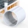 PVC Vent Cap, Termination Cap with Stainless Steel Screen for