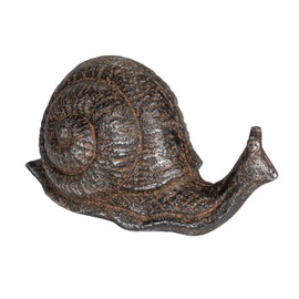 Creative Co-Op Cast Metal Snail Accent Décor, Rust