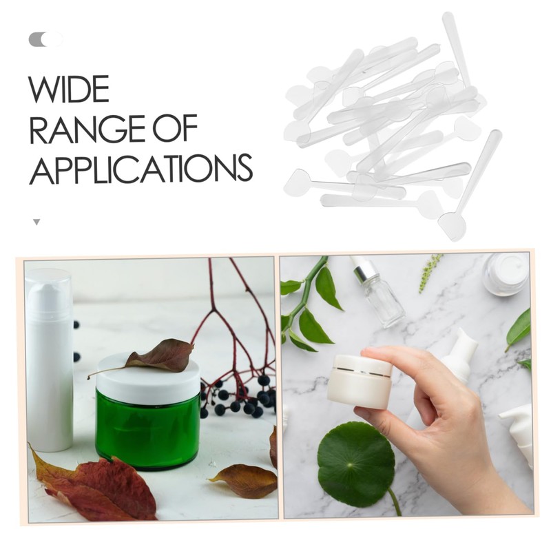 OHPHCALL Skincare Tool Set 100pcs Cream Spoons Mini Makeup Spatula