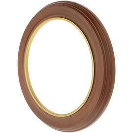 Bard's Walnut Wall Mountable Plate Frame with Gold Strip - Size: 11.25" x 11.25" x 0.875", Choose Color: No Strip, Color: Brown