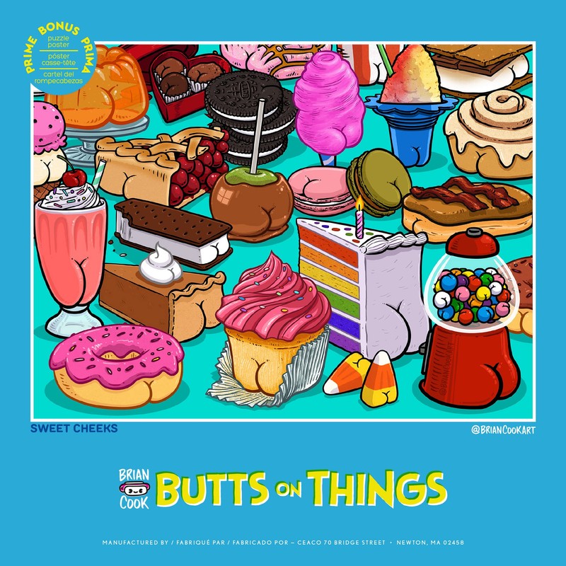 Ceaco - Brian Cook - Butts on Things - Sweet