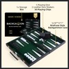 Magic Vosom Travel Medium 15 Inch Backgammon Black Sets Classic