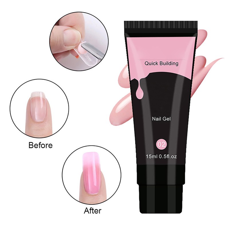 Nail Gel Kit 15ml Safe Reliable Quick Extension Extension Nail