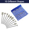 Aoyswuz 20 Piece Diamond Grinding Point Set 1/8 Inch Shank