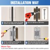Eegoowa 6" Hidden Door Hinge,Invisible Door,Hidden Door Hinges for Secret