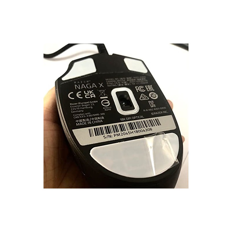 Mouse Feet Pads Skates for Razer Naga X Wired MMO