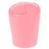 Spirella Move 1018674 Bottle Bathroom Accessories Waste Bin, Frosty Rose