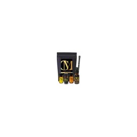 Henna Cejas Alta Pigmentación Carolina Mendoza Kit 3 Tonos Marrón Oscuro