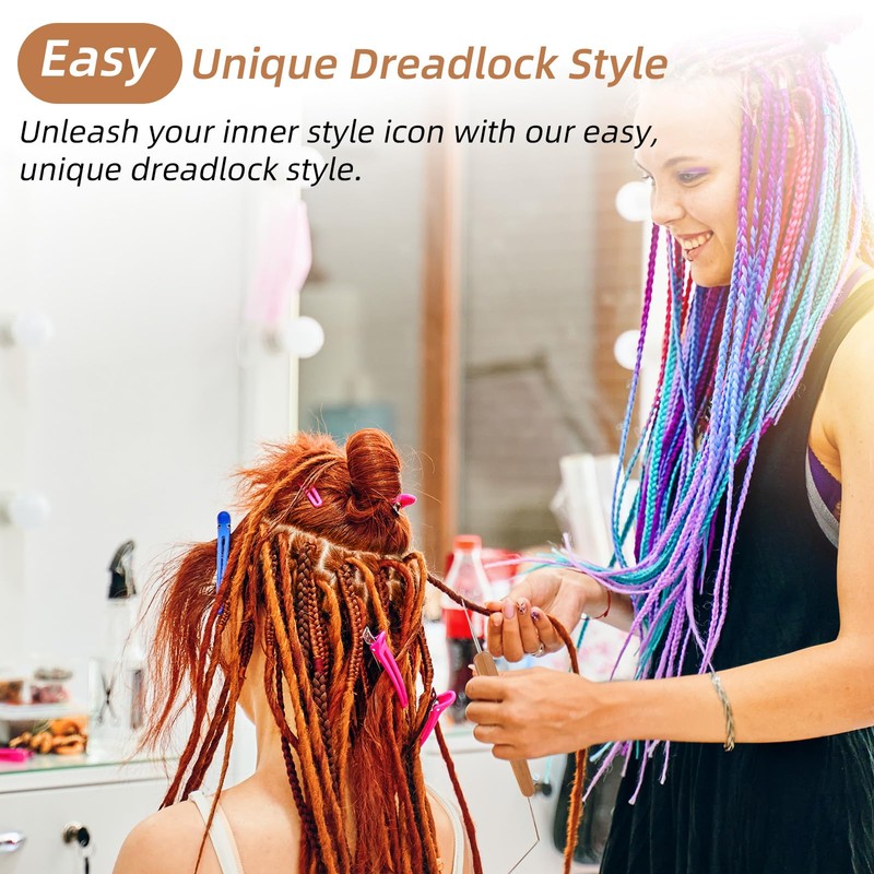 3 PCS Dreadlock Crochet Hooks for Hair 0.75mm 0.5mm 1mm