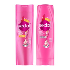 SEDAL Ceramides - Shampoo 400ml and Conditioner, Shine And Smooth, 350ml 2 Pack