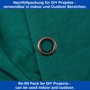 Eyelets and Washers Set, Inner Diameter 14 mm, 20 Pairs,