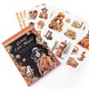 NOGAMOGA Autumn Journaling Sticker Book, A5 Size, 20 Sheets of