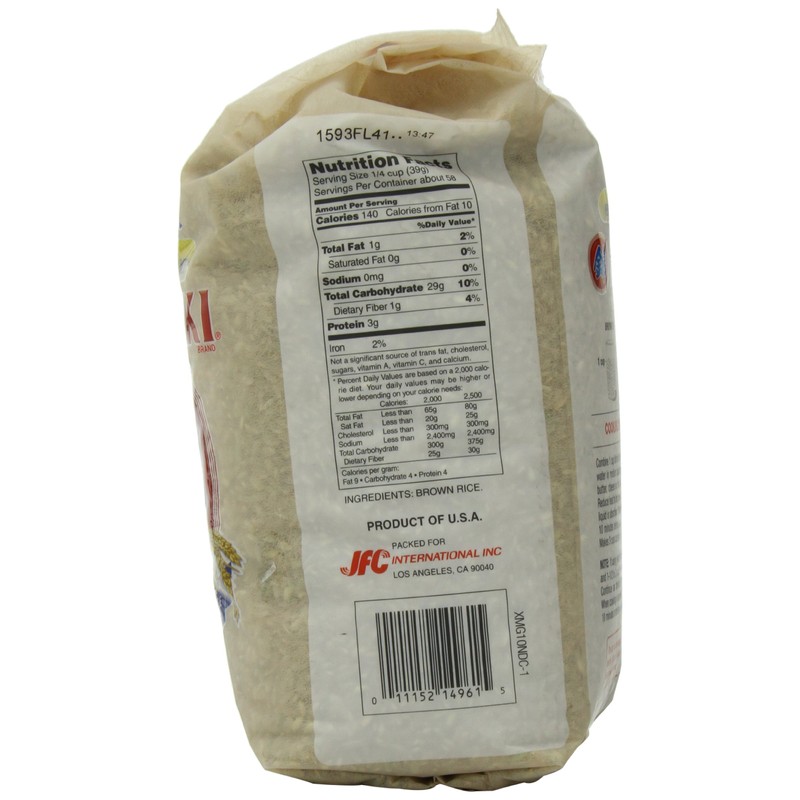 NISHIKI Premium Brown Rice, 5-Pound