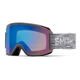 SMITH Squad Snow Goggle - Cloudgrey | Chromapop Storm Rose Flash + Extra Lens