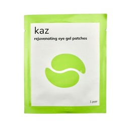 Waxness KAZ Rejuvenating Eye Gel Patches with Caffeine and Extensin, 1 pair