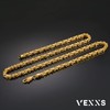 VEXXS Men's Chain 4/6 mm, 18K Gold Coated Stainless Steel